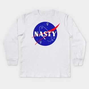 Nasty NASA Kids Long Sleeve T-Shirt